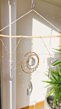 Load image into Gallery viewer, DIY driftwood moon and star crystal suncatcher