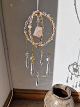 Load image into Gallery viewer, Crystal rose quartz orb suncatcher - Renfri
