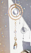 Load image into Gallery viewer, Crystal suncatcher rose quartz