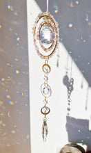 Load image into Gallery viewer, Crystal suncatcher rose quartz