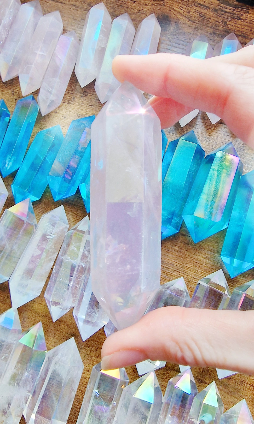 Aura rose quartz