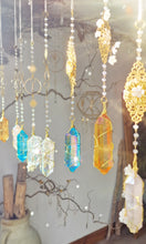 Load image into Gallery viewer, NEW suncatcher with golden aura quartz