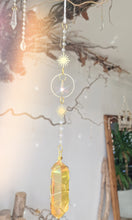 Load image into Gallery viewer, NEW suncatcher with golden aura quartz