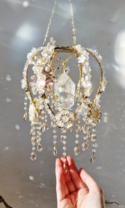 New floral crystal suncatcher