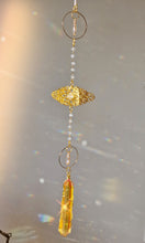 Load image into Gallery viewer, NEW suncatcher with golden aura quartz