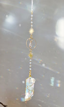 Load image into Gallery viewer, NEW suncatcher with aura quartz