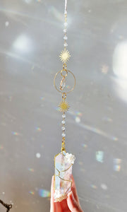 NEW suncatcher with aura quartz