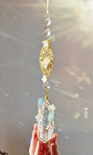 Load image into Gallery viewer, NEW suncatcher with aura quartz