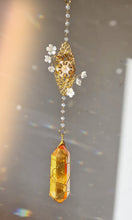 Load image into Gallery viewer, NEW suncatcher with golden aura quartz