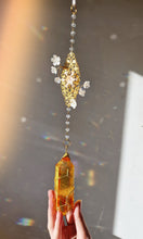 Load image into Gallery viewer, NEW suncatcher with golden aura quartz