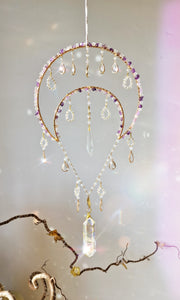 Patreon - Aria crystal crescent moon suncatcher DIY kit