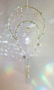 New - Moon suncatcher aventurine - Aspen