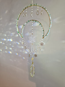 New - Moon suncatcher aventurine - Aspen