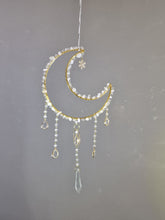 Load image into Gallery viewer, New - Moon suncatcher Clear Quartz