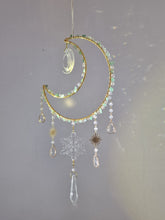 Load image into Gallery viewer, New - Moon suncatcher aventurine