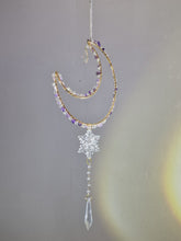 Load image into Gallery viewer, New - Moon suncatcher amethyst