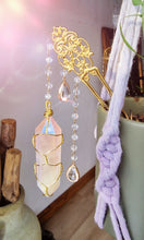 Load image into Gallery viewer, NEW suncatcher wand rose aura quartz