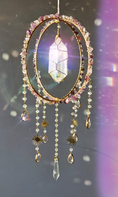 New - Orb Suncatcher Amethyst - Solar