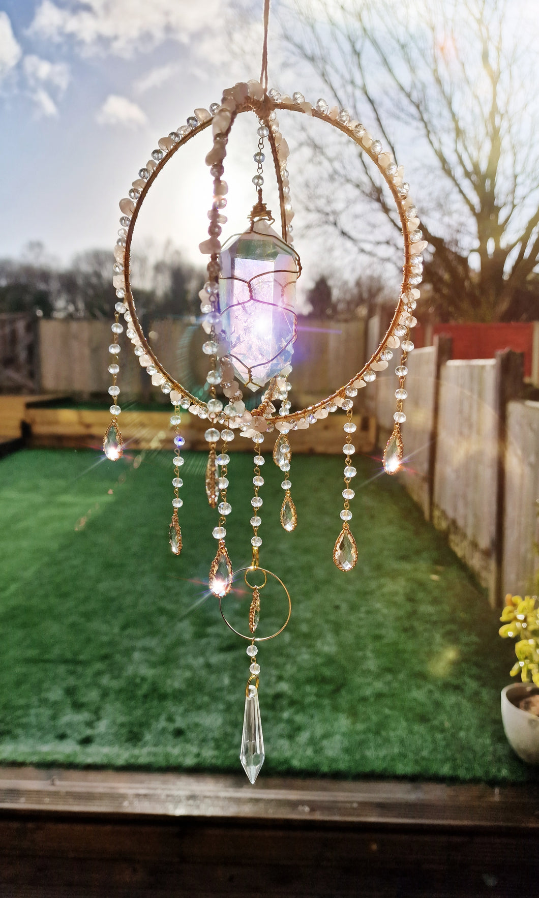 New - Orb Suncatcher Clear quartz - Eos