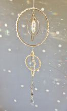 Load image into Gallery viewer, New - suncatcher citrine rose quartz and aura quartz - Bright