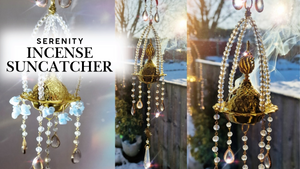 Incense Suncatcher DIY kit and tutorial - Serenity