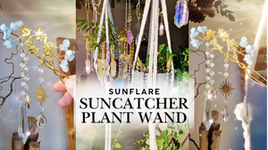 Suncatcher Plant Wands DIY Kit – Crystal Beaded Garden Decor - Sun flare