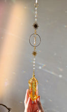 Load image into Gallery viewer, NEW suncatcher with golden aura quartz