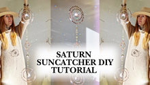 Load image into Gallery viewer, Saturn Suncatcher DIY Kit – Video Tutorial - Saturn