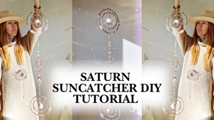 Saturn Suncatcher DIY Kit – Video Tutorial - Saturn