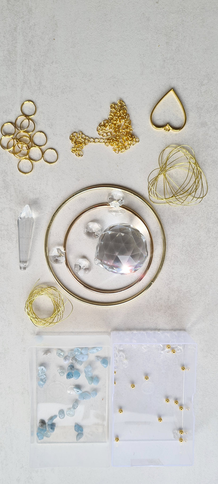 Golden Silver Suncatcher Making Kit Crystal Suncatcher For - Temu